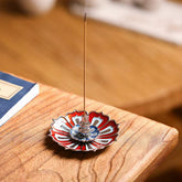 Sacred Incense Vessel – Gilded Enamel, Symbol of Peace & Protection