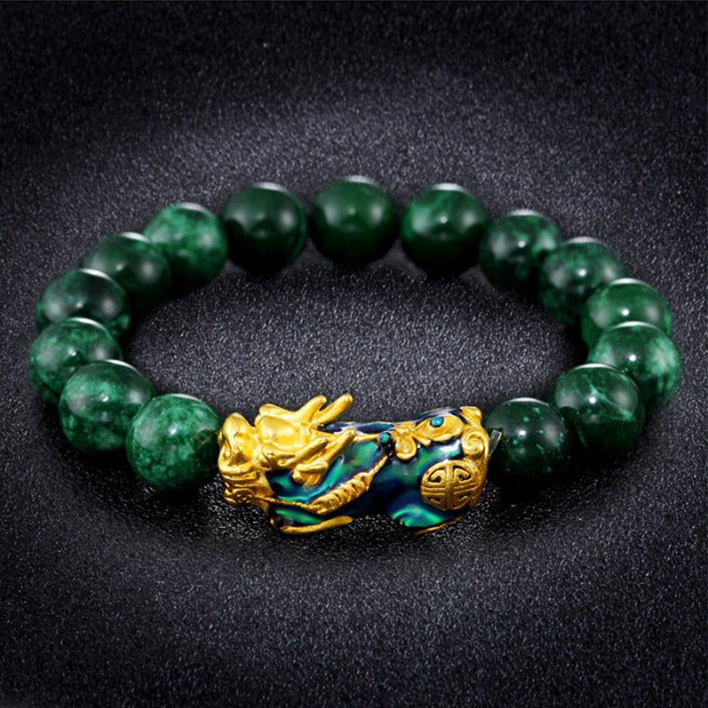 Rest Nest FengShui PiXiu Jade Protection Bracelet