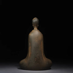 Zen Masterpiece: Handcrafted Shaolin Temple Iron Buddha Statue for Mindful Living
