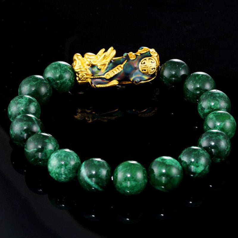 Rest Nest FengShui PiXiu Jade Protection Bracelet