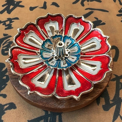 Sacred Incense Vessel – Gilded Enamel, Symbol of Peace & Protection
