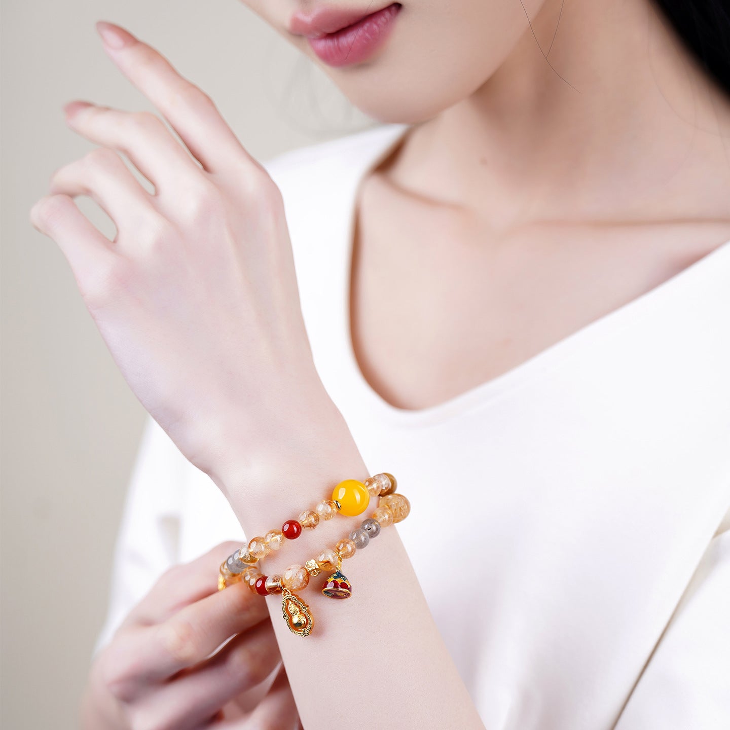 Genuine Natural Crystal Pixiu Guardian Bracelet | Certified Authentic | Shaolin-Infused Prosperity & Protection