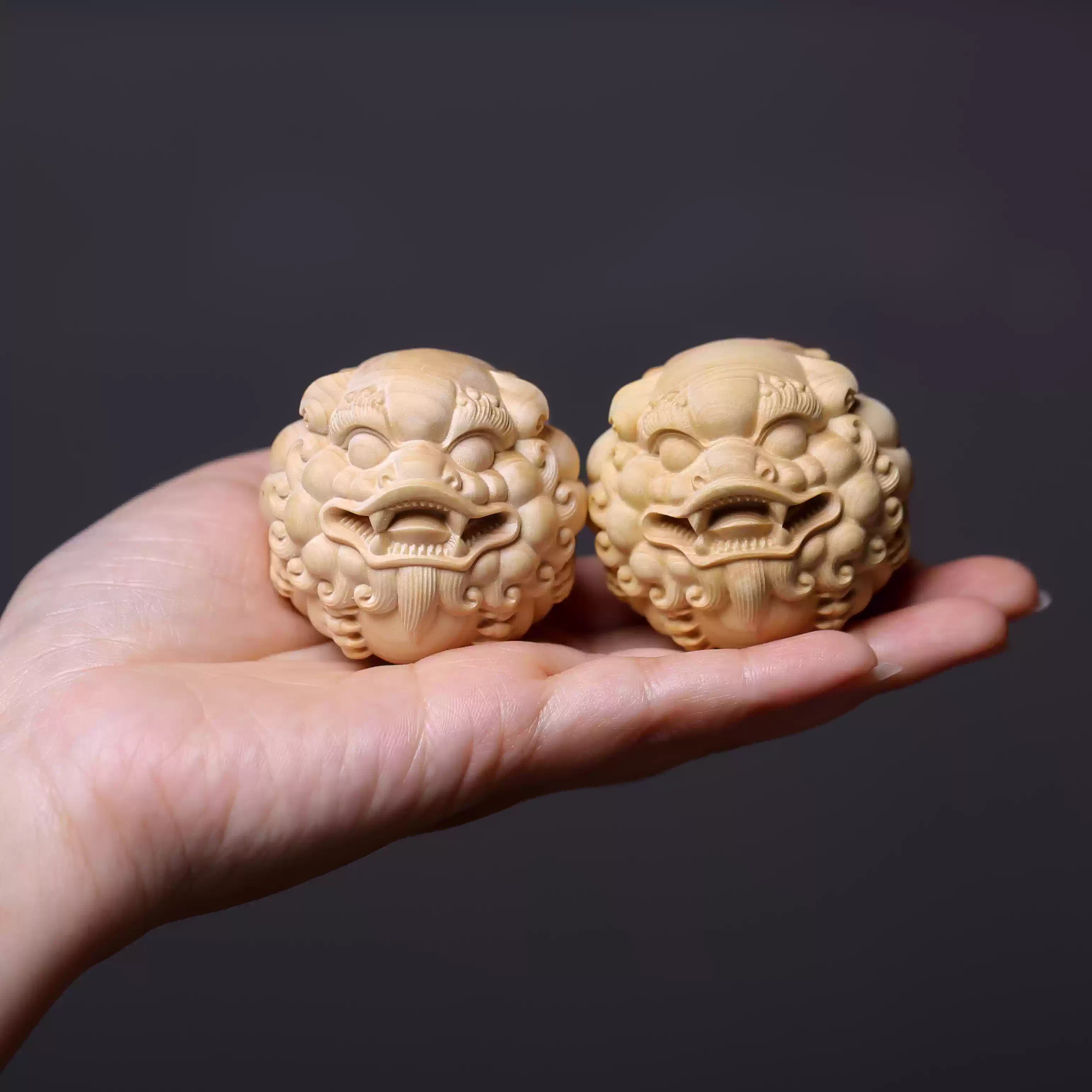 Shaolin Masterwork Series: Rare Boxwood Carving - "The Orb of Focus"