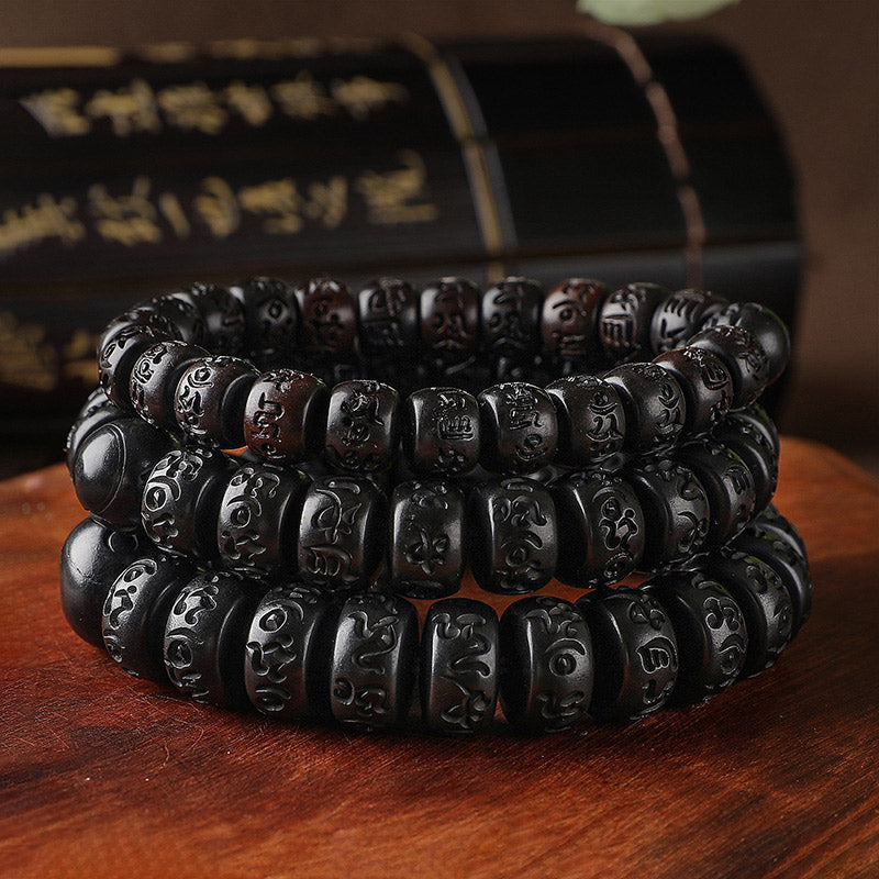 Rest Nest Tibetan Lightning Strike Wood Protection Bracelet