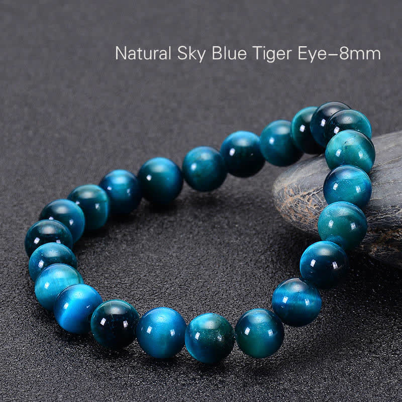 Rest Nest Blue Tiger Eye Protection Bracelet