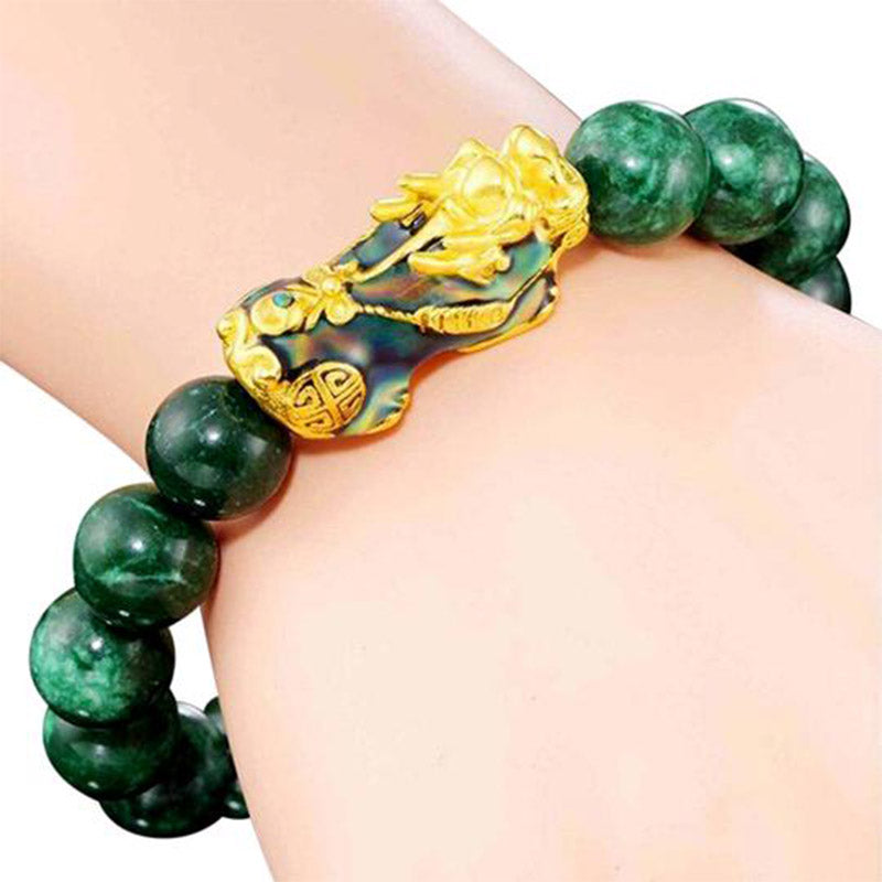 Rest Nest FengShui PiXiu Jade Protection Bracelet