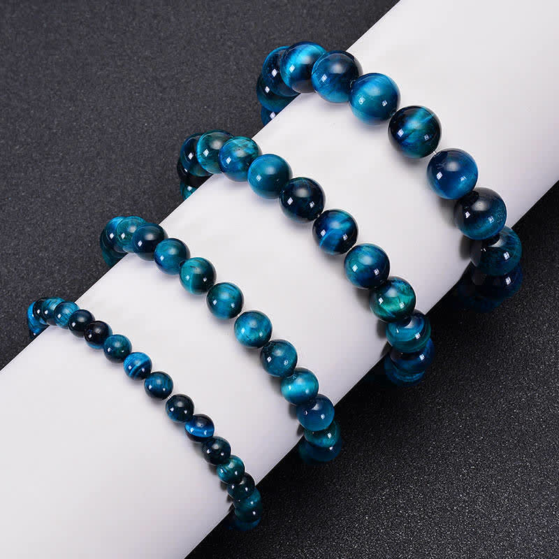 Rest Nest Blue Tiger Eye Protection Bracelet