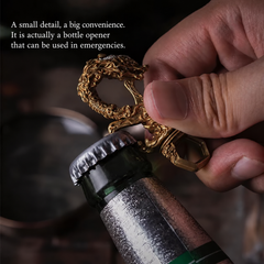 Brass Dragon Keychain – Hand-Carved Copper or Silver Inlay Charm